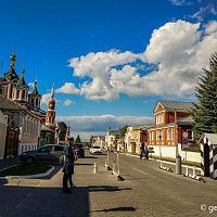Городовой на входе в Коломенский кремль