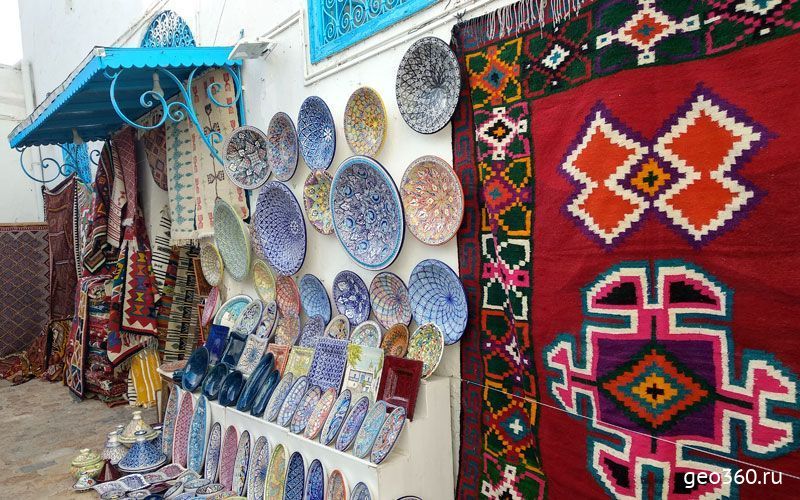 Керамика и ковры в Тунисе