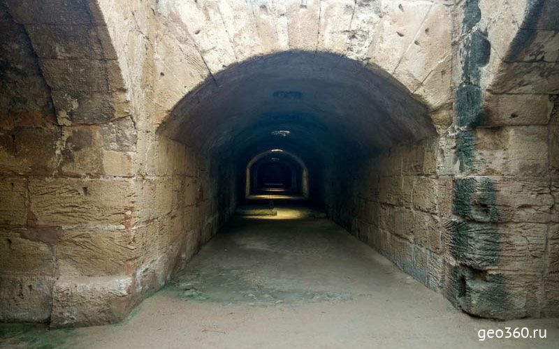 Подвалы колизея в Эль-Джеме